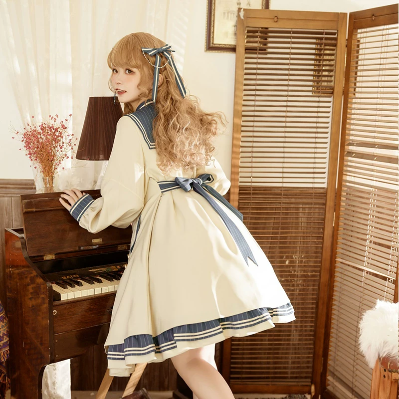 クラシカルロリータ 少女セーラーワンピース
