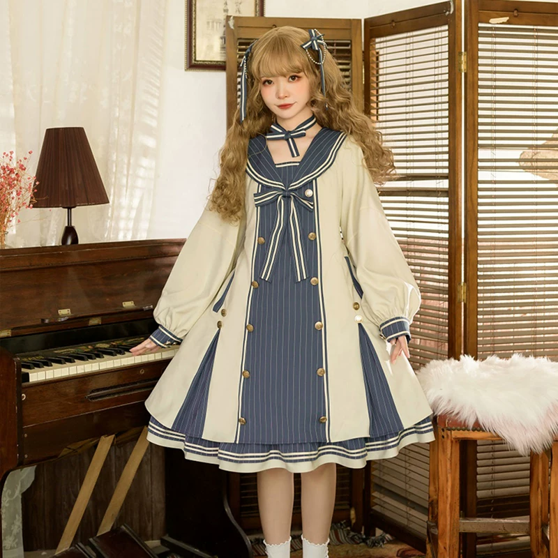 クラシカルロリータ 少女セーラーワンピース