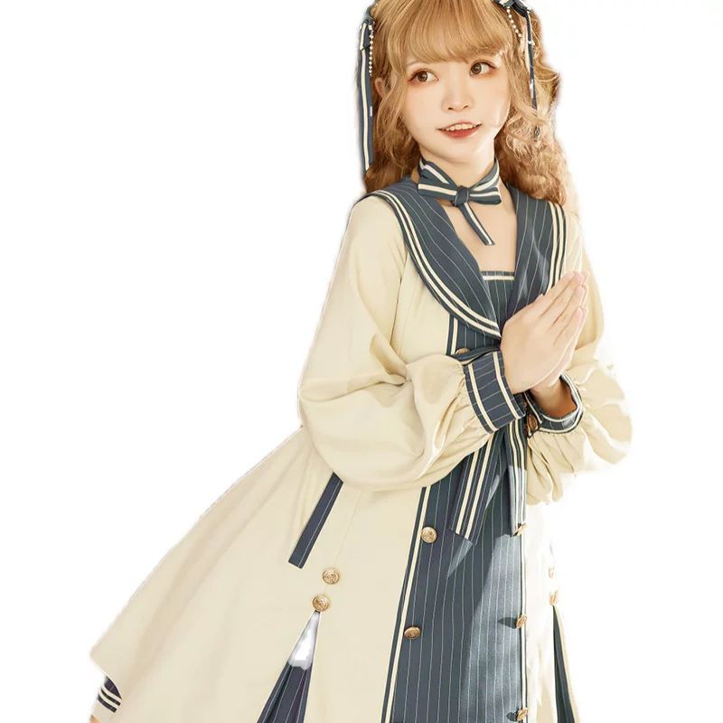 クラシカルロリータ 少女セーラーワンピース