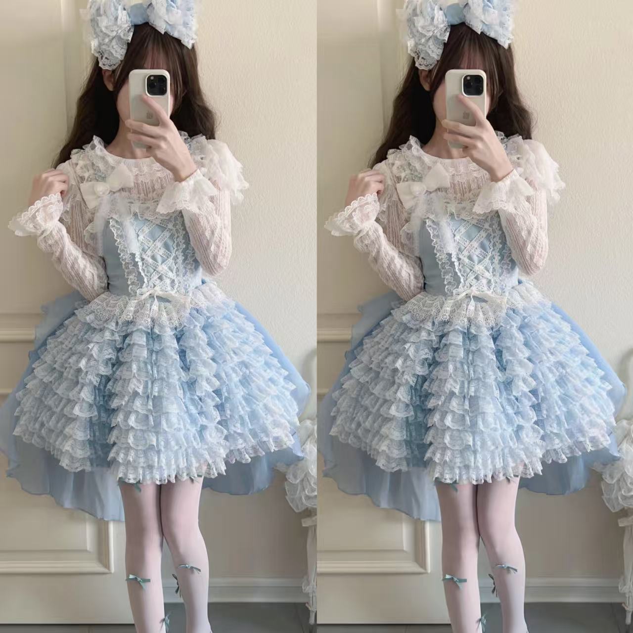 甘ロリータ ミレニアムレイレイ・サスペンダーワンピース