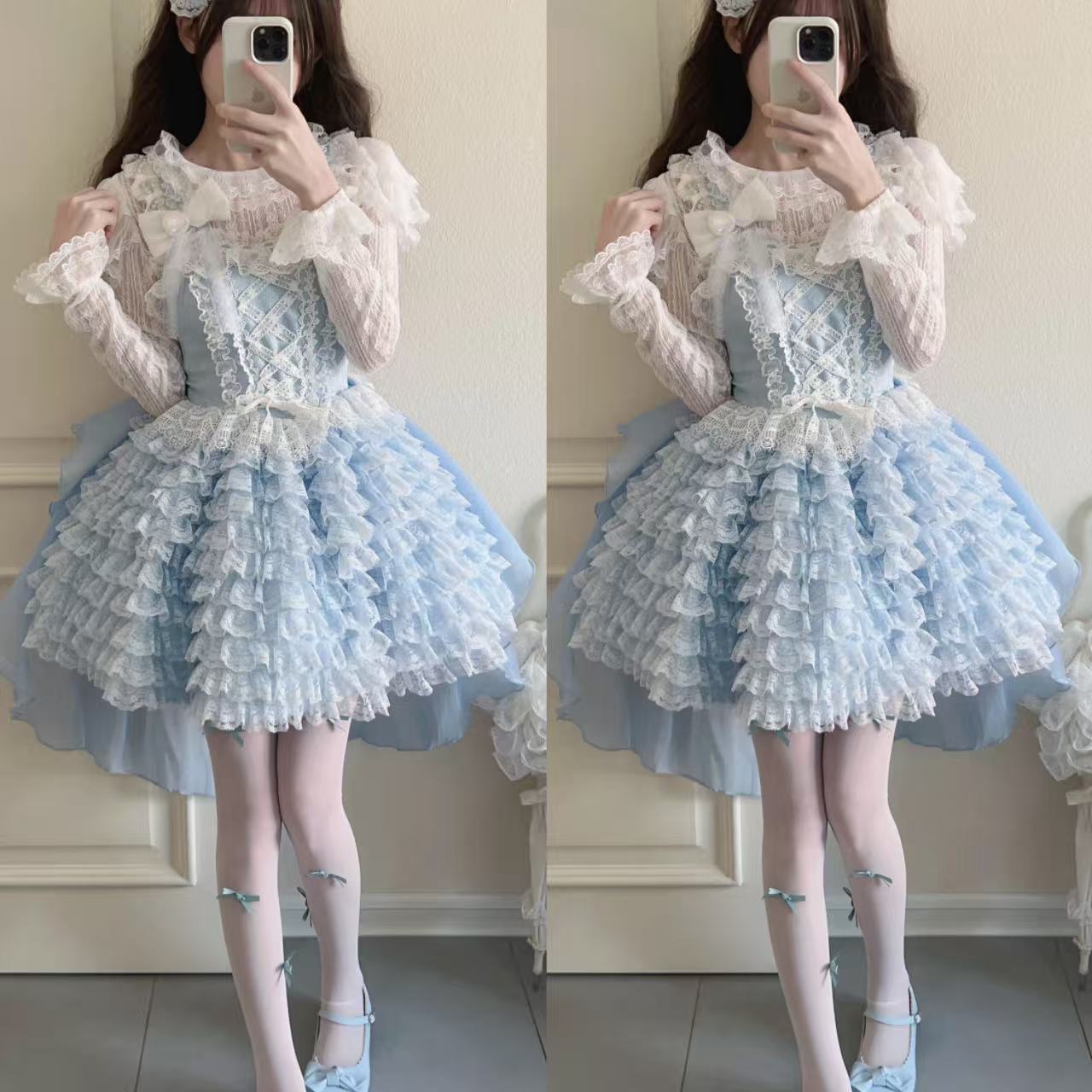 甘ロリータ ミレニアムレイレイ・サスペンダーワンピース