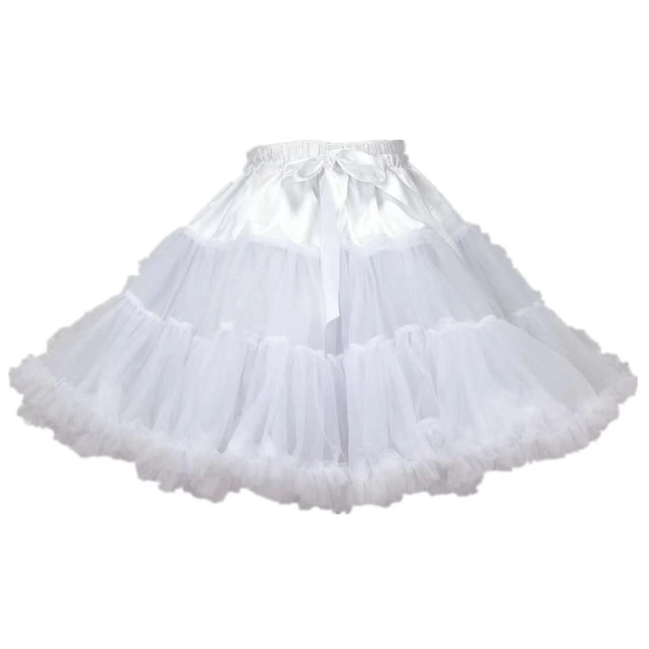 甘ロリータ ふわふわペチコート・ガーゼスカート