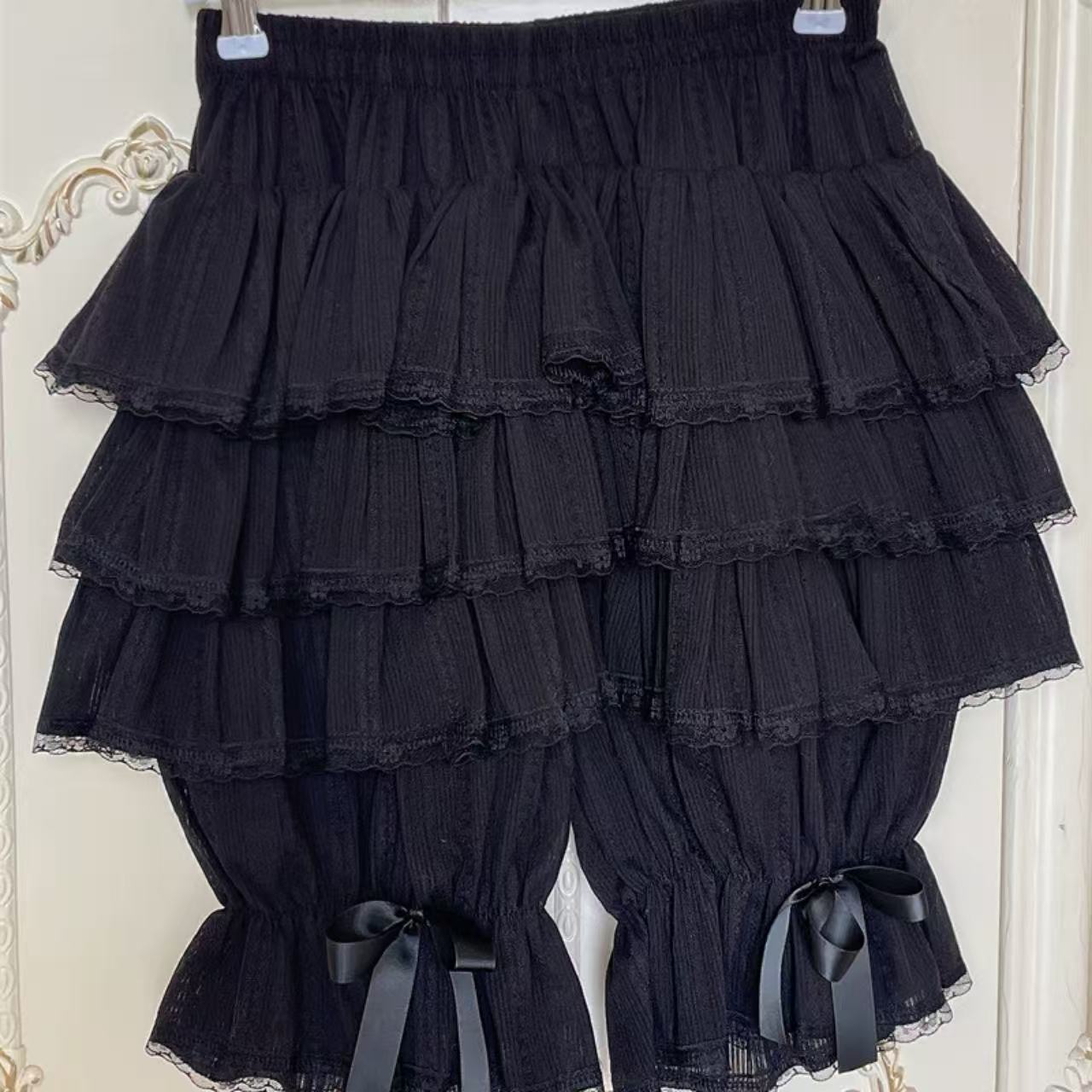 甘ロリータ ソフトロリータ・ダークパターンパンプキンパンツ