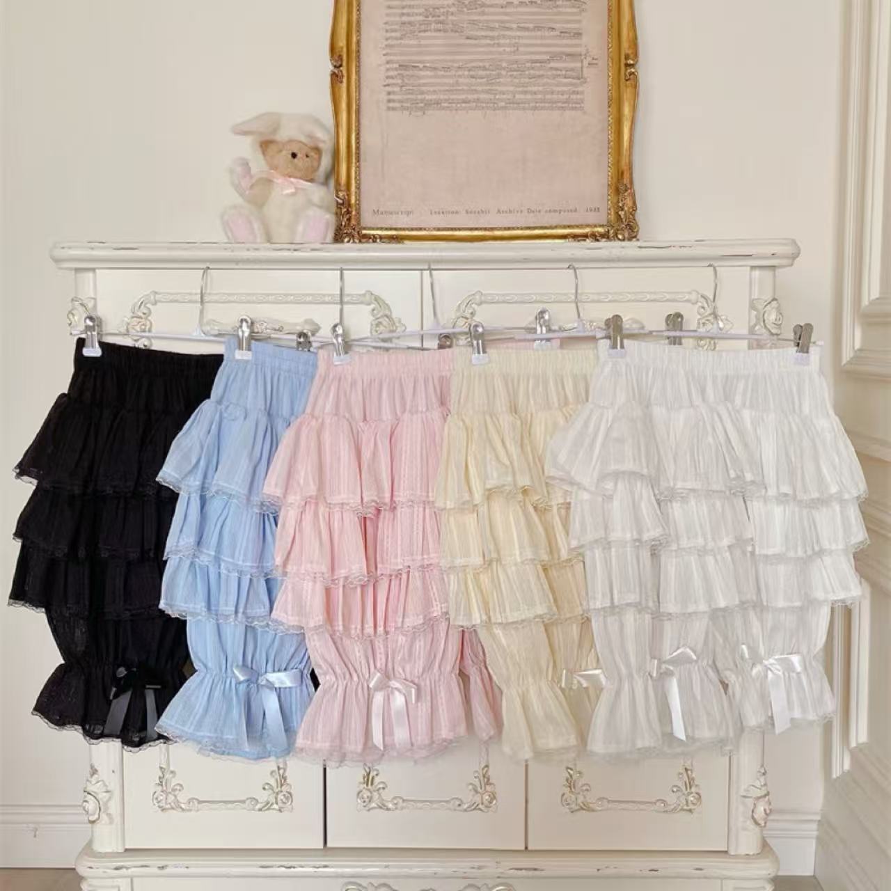 甘ロリータ ソフトロリータ・ダークパターンパンプキンパンツ