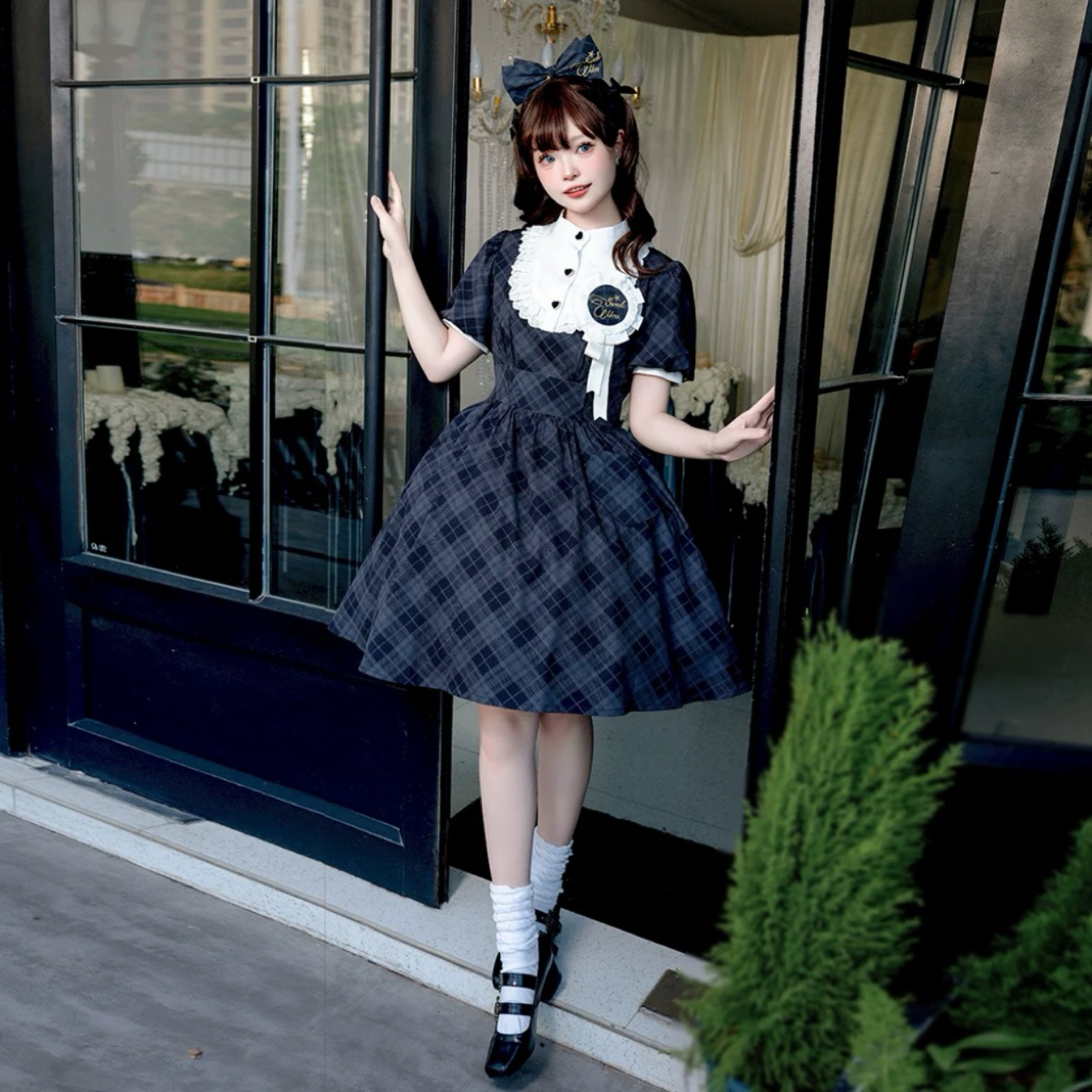 ゴスロリ 貴婦人の優雅なティータイムドレス