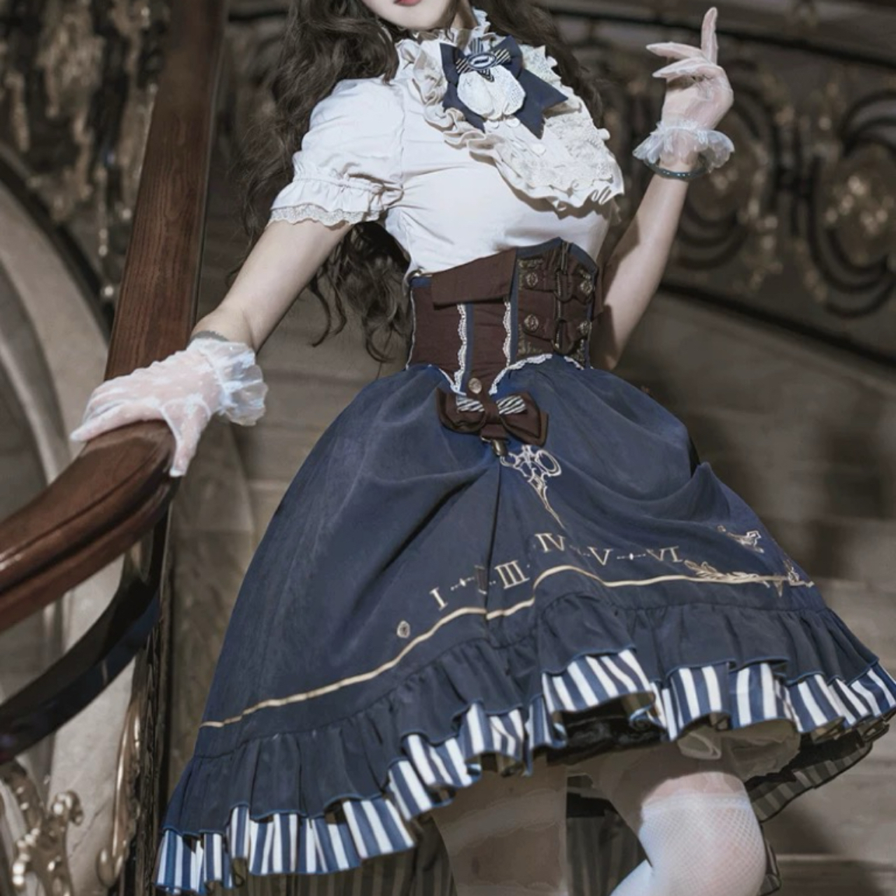 ゴスロリ 時計仕掛けの剣士ロリータドレス