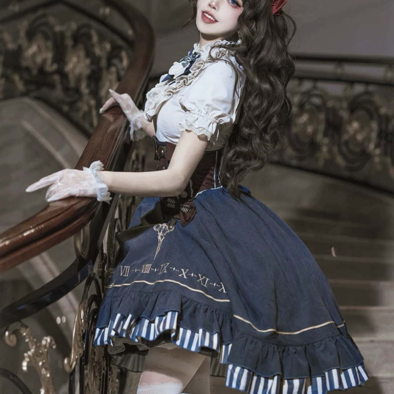 ゴスロリ 時計仕掛けの剣士ロリータドレス