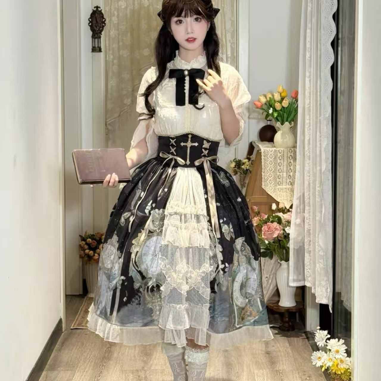 クラシカルロリータ アンティーククロック・クラシカルロリータドレス
