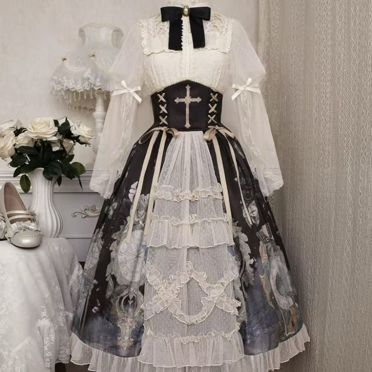 クラシカルロリータ アンティーククロック・クラシカルロリータドレス