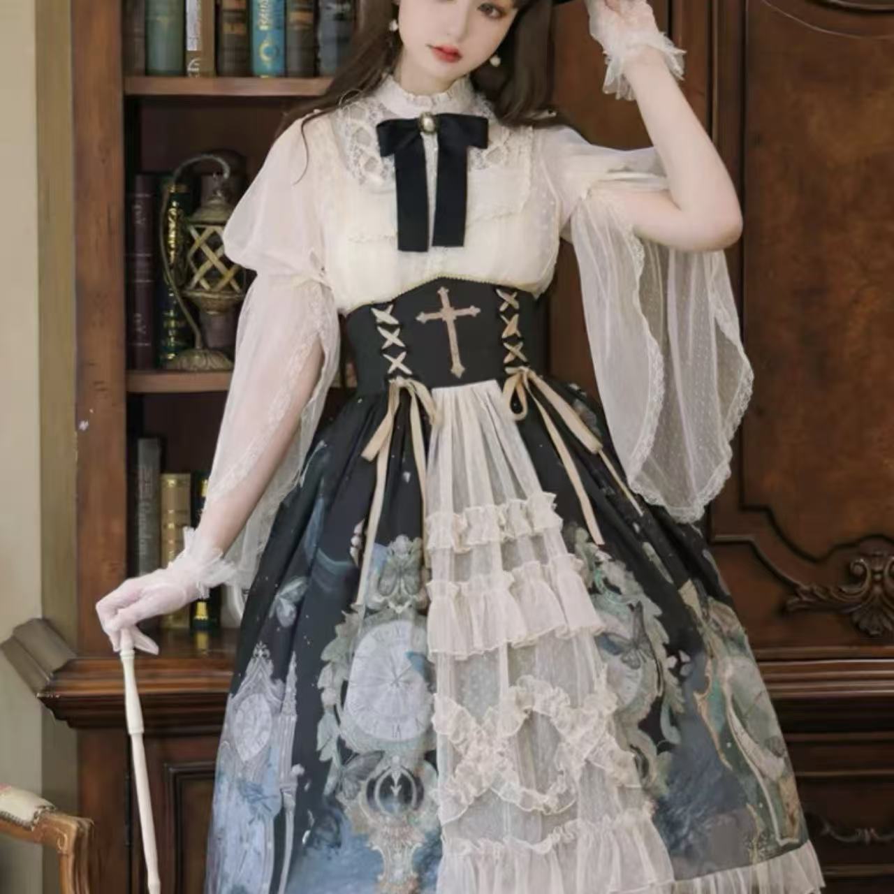 クラシカルロリータ アンティーククロック・クラシカルロリータドレス