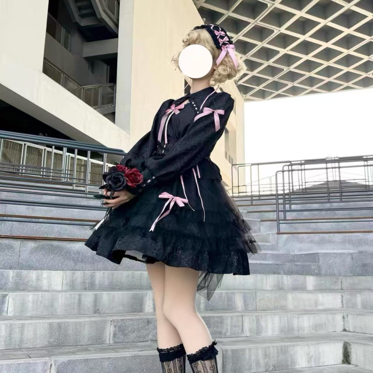 ゴスロリ ロリータ ダークロマンティック・ゴスロリドレス