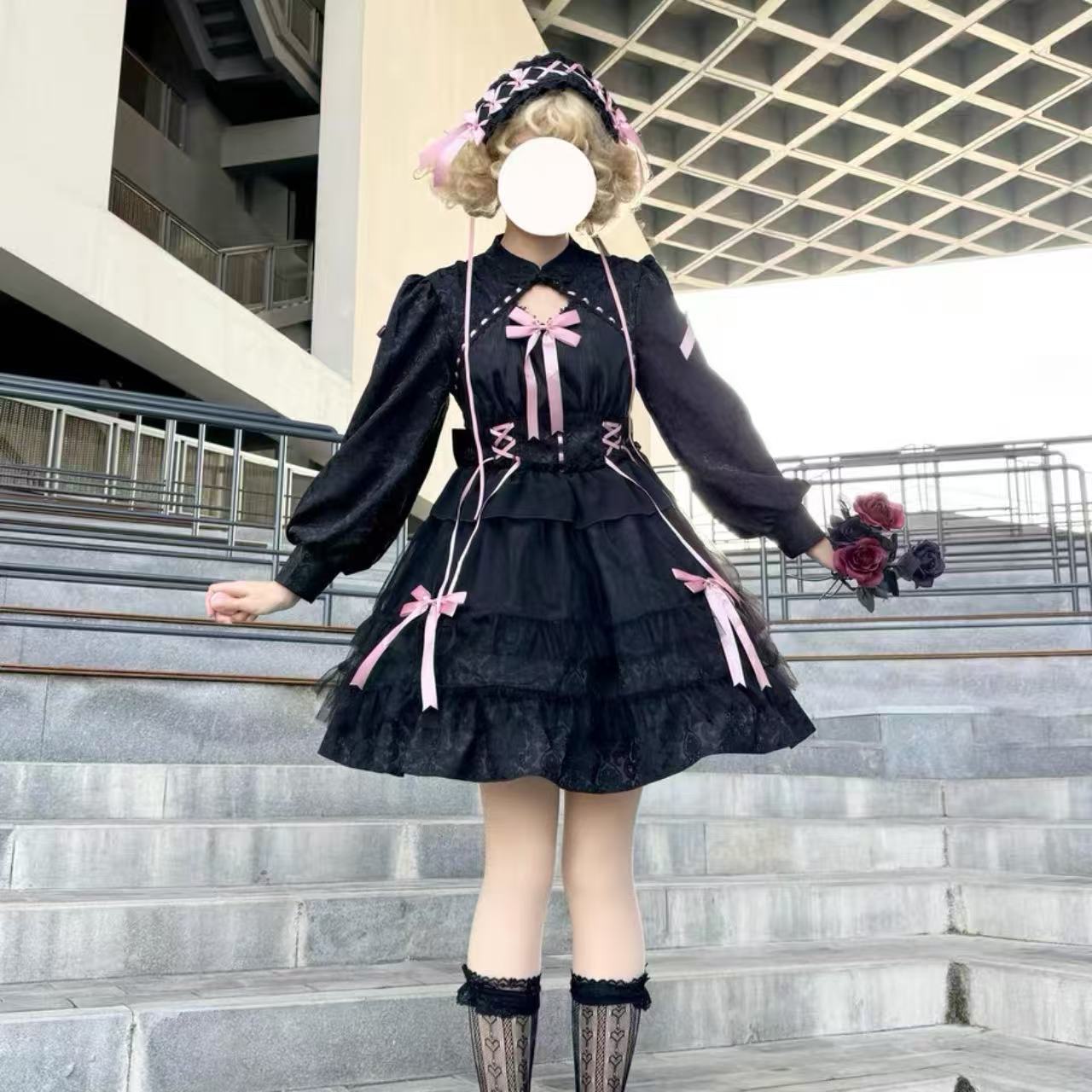 ゴスロリ ロリータ ダークロマンティック・ゴスロリドレス