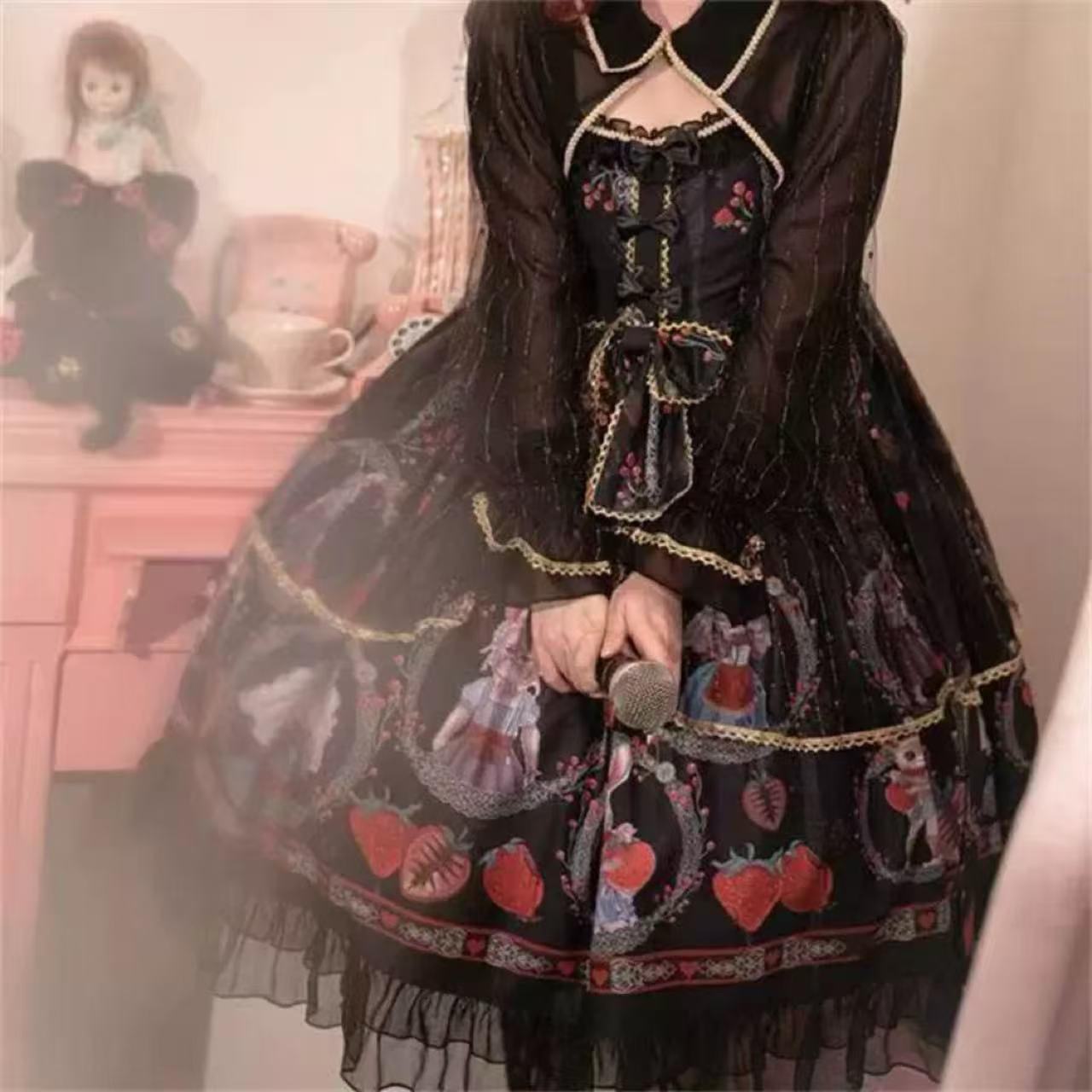 甘ロリータ 「悪党うさぎをつかまえろ！」ジャンパースカート