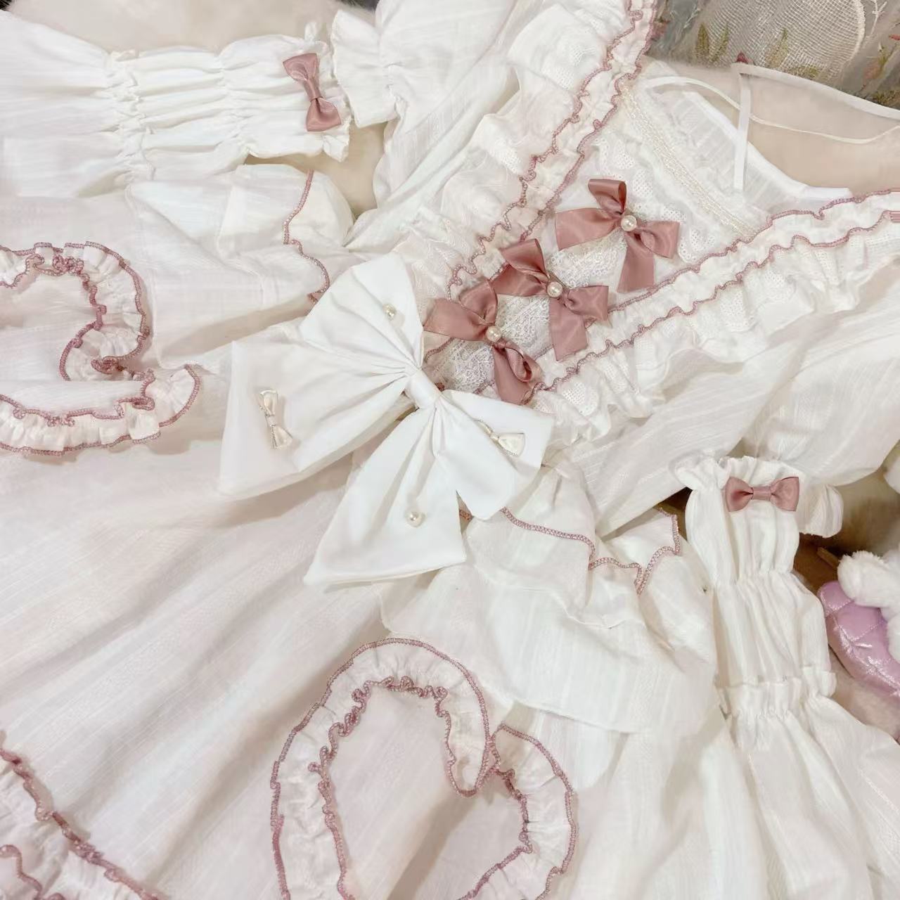 甘ロリータ 星空の花嫁風 甘ロリータドレス