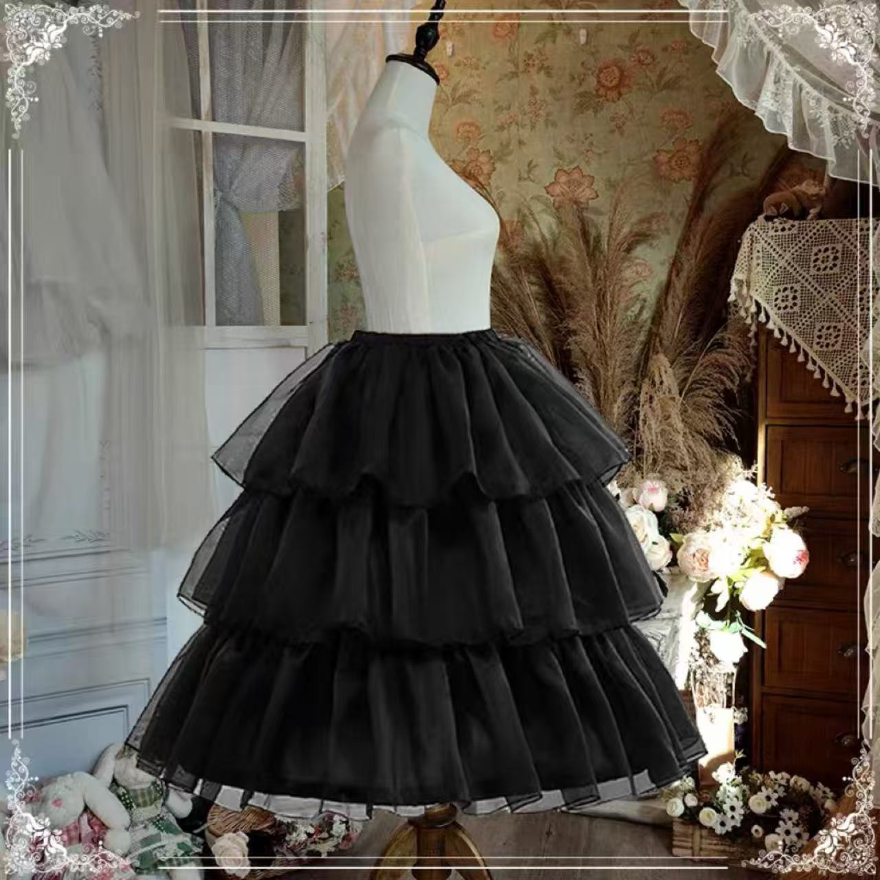 ゴスロリ ボリュームパニエ