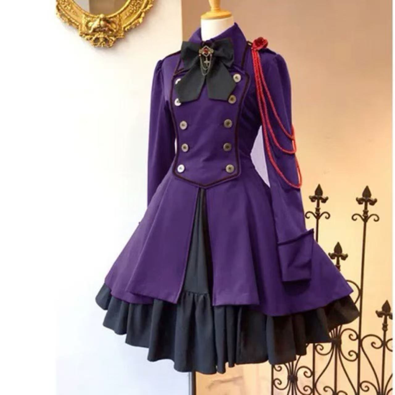 軍服ロリータ ヨーロッパ風ドレス