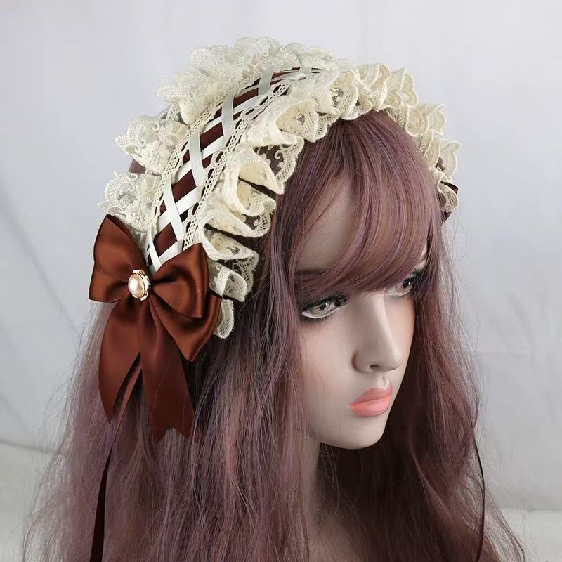 クラシカルロリータ ボリュームレースヘッドドレス