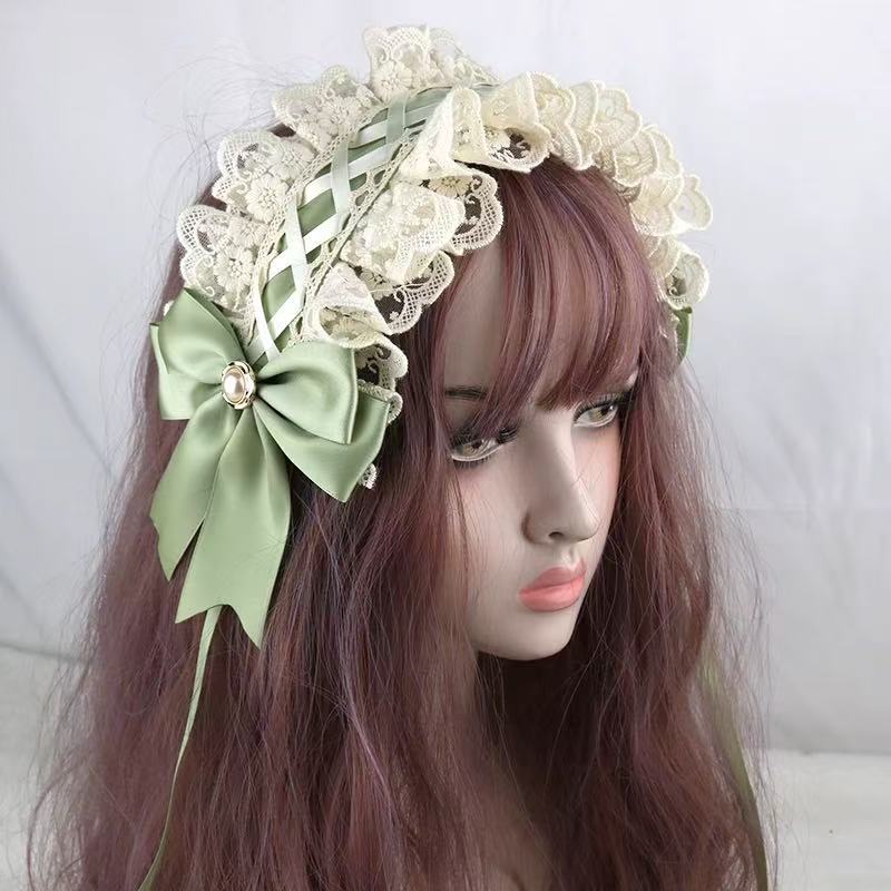 クラシカルロリータ ボリュームレースヘッドドレス