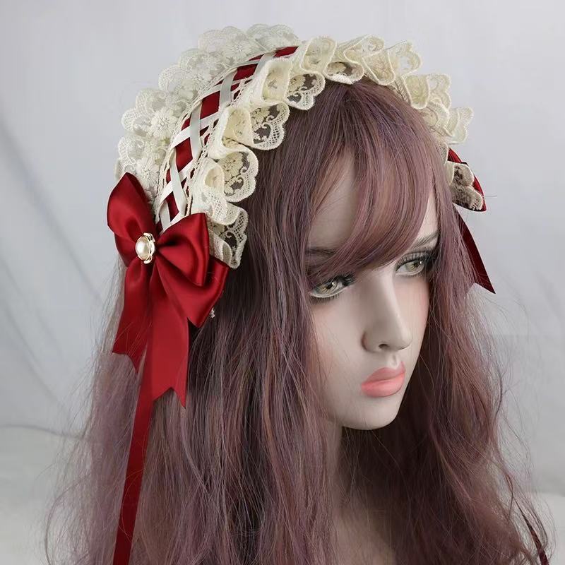 クラシカルロリータ ボリュームレースヘッドドレス