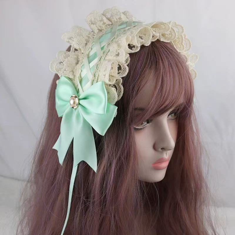 クラシカルロリータ ボリュームレースヘッドドレス