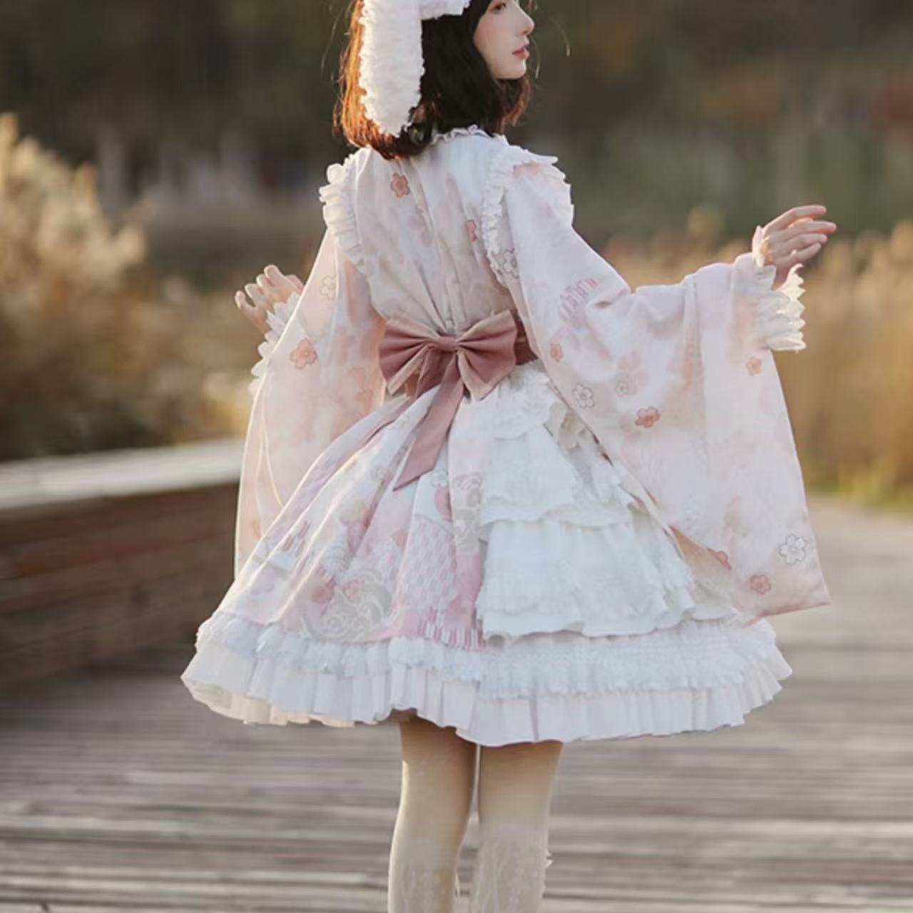 和風ロリータ 和風アリスドレス