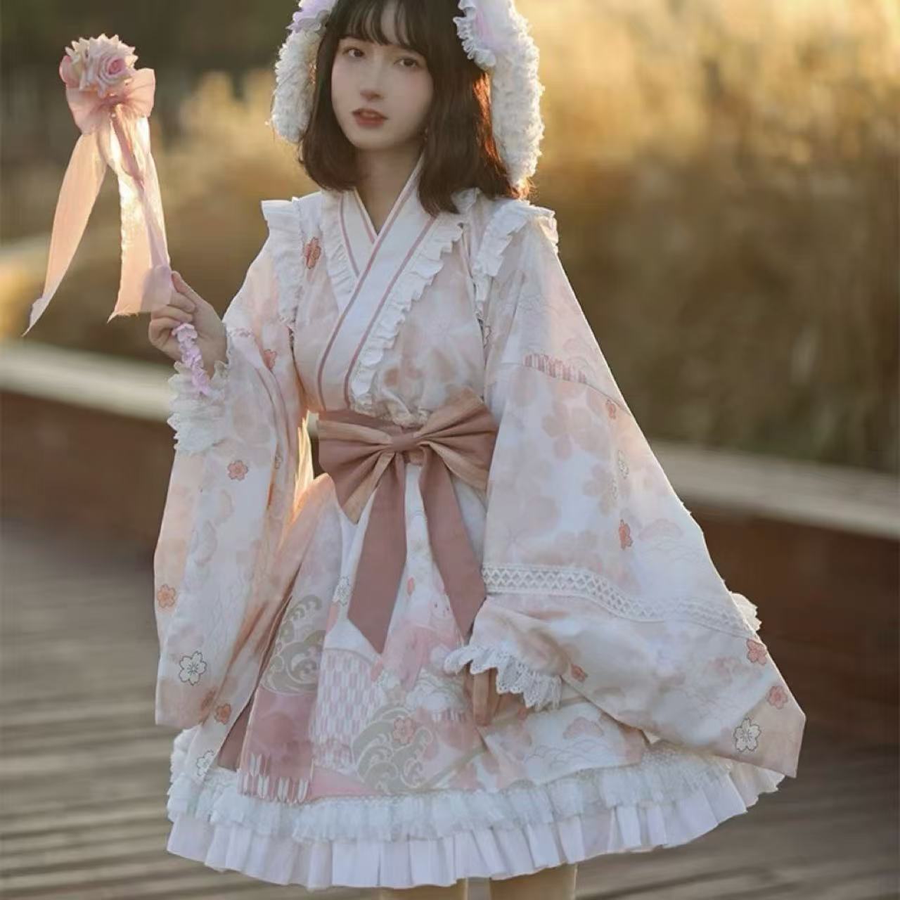 和風ロリータ 和風アリスドレス