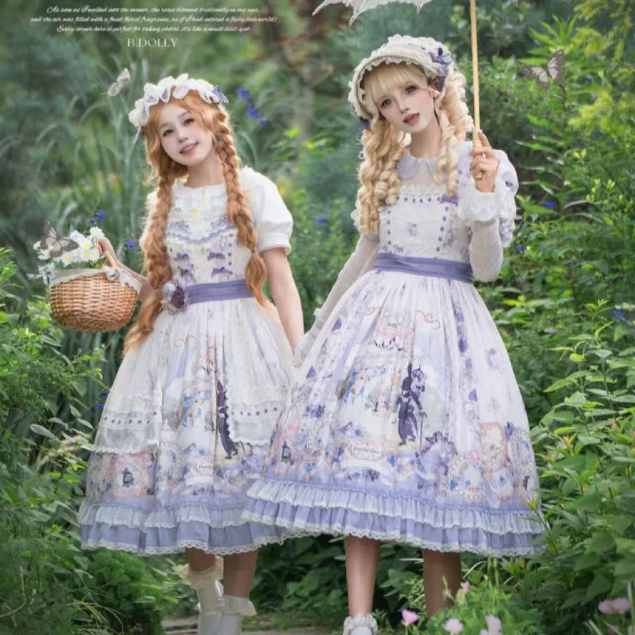 クラシカルロリータ 優美な貴婦人の夢想ワンピース