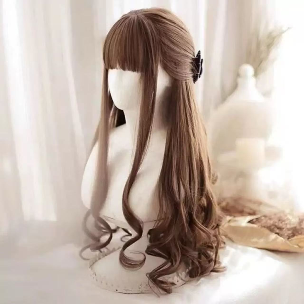 甘ロリータ シルクロングカールヘアウィッグ
