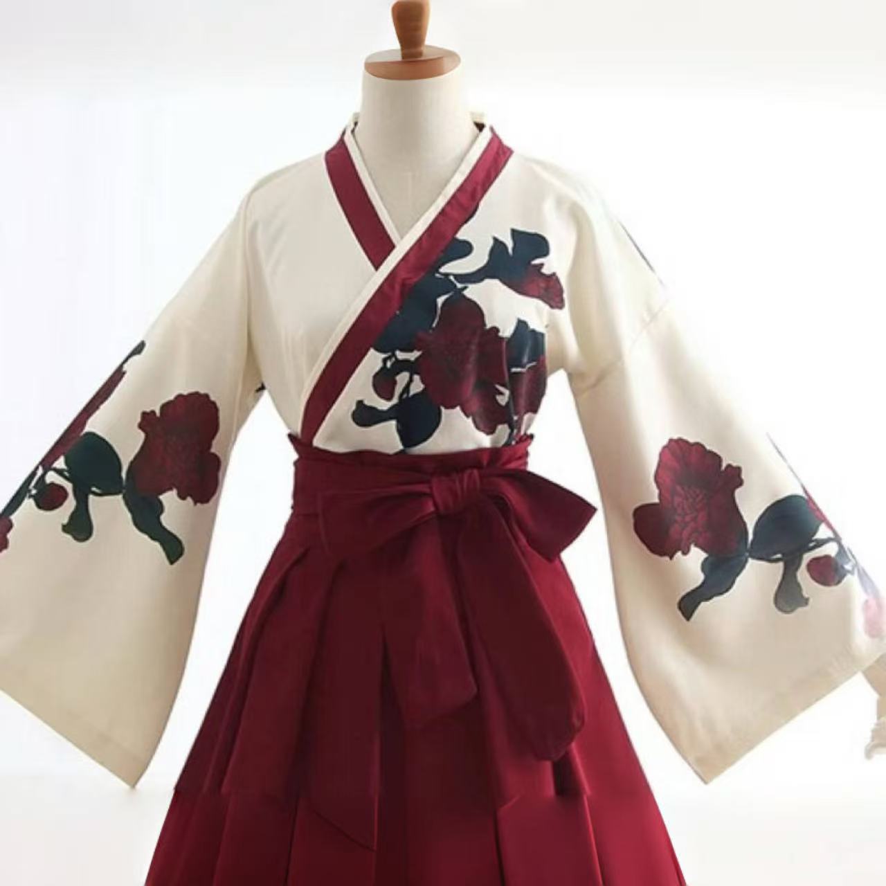 和風ロリータ 着物風ワンピース