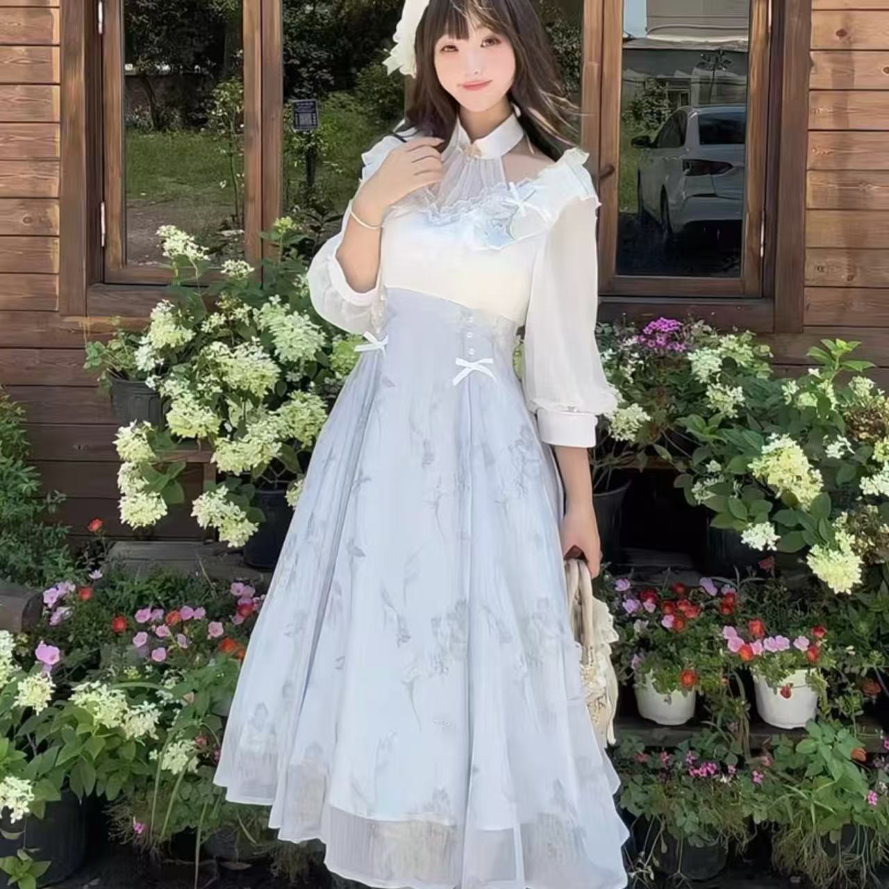 クラシカルロリータ 優雅な姫君のティータイムドレス