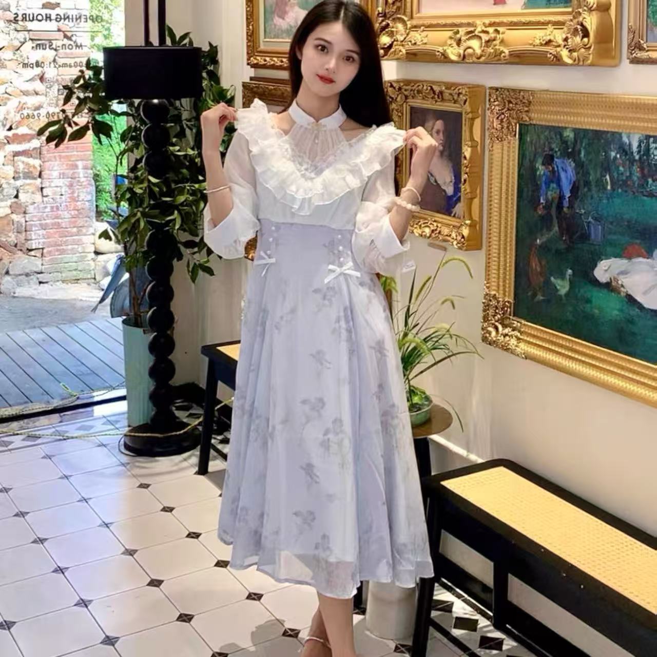 クラシカルロリータ 優雅な姫君のティータイムドレス