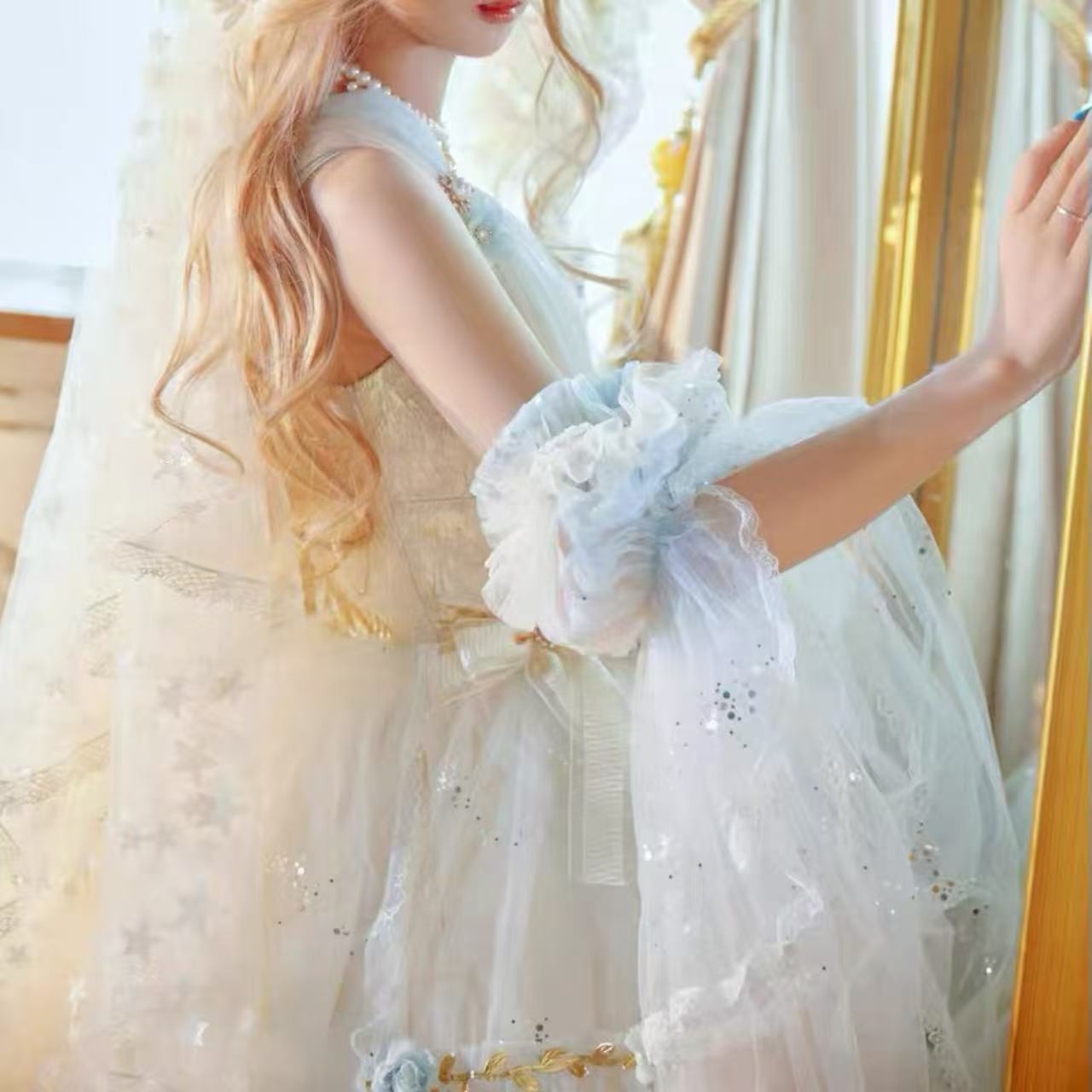 クラシカルロリータ 花嫁風ロリータドレス