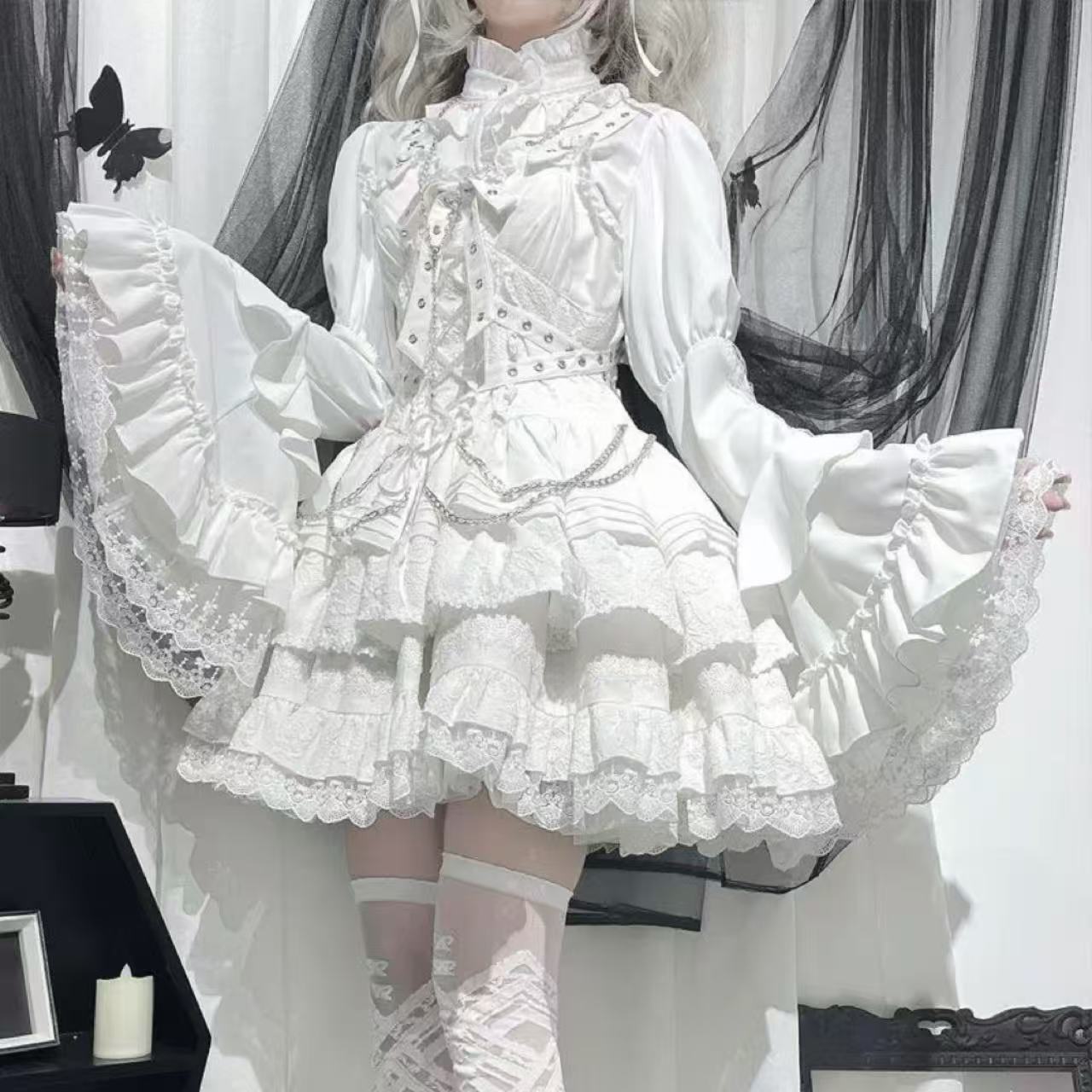 ゴスロリ ゴージャスレース・パレススタイルシャツ