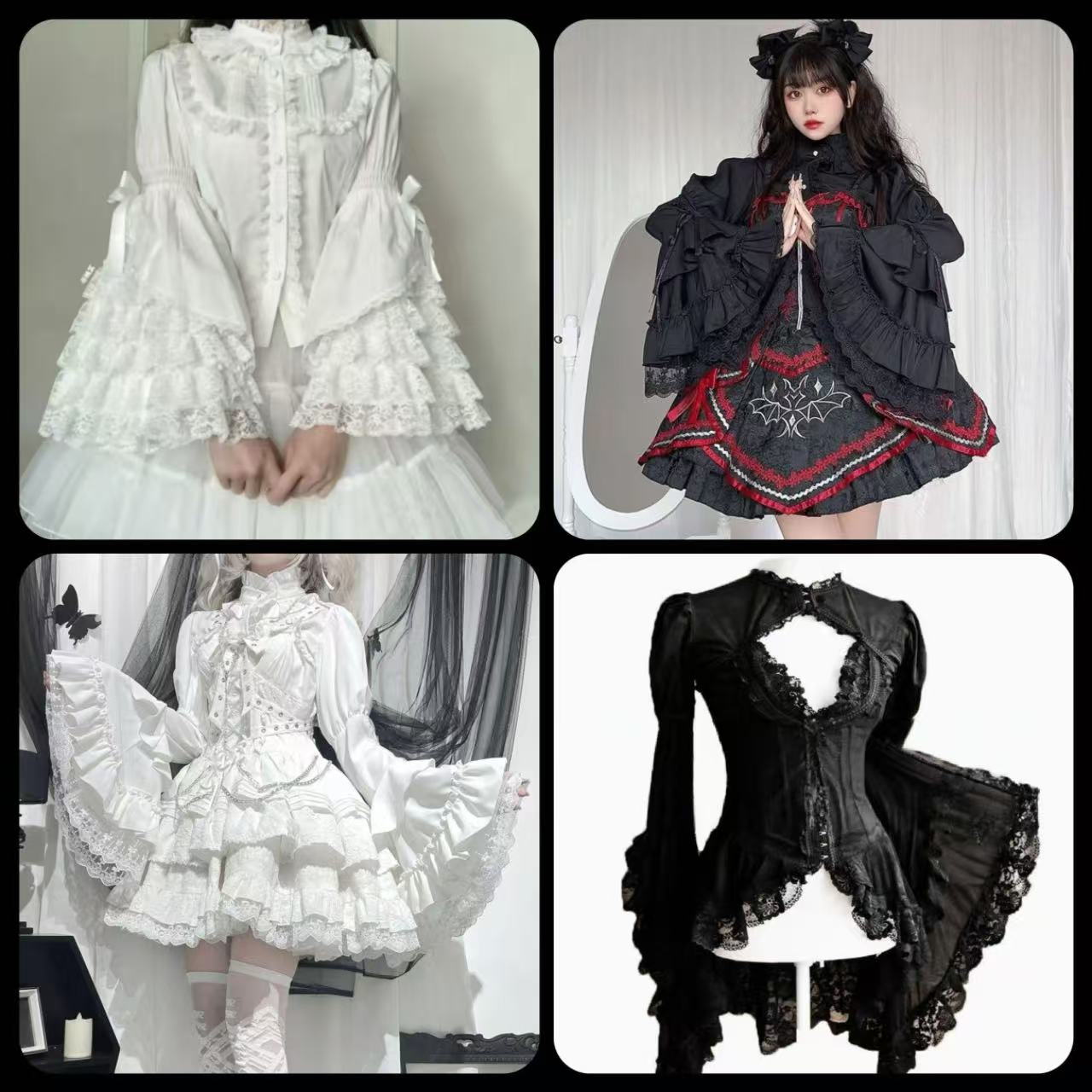 ゴスロリ ゴージャスレース・パレススタイルシャツ