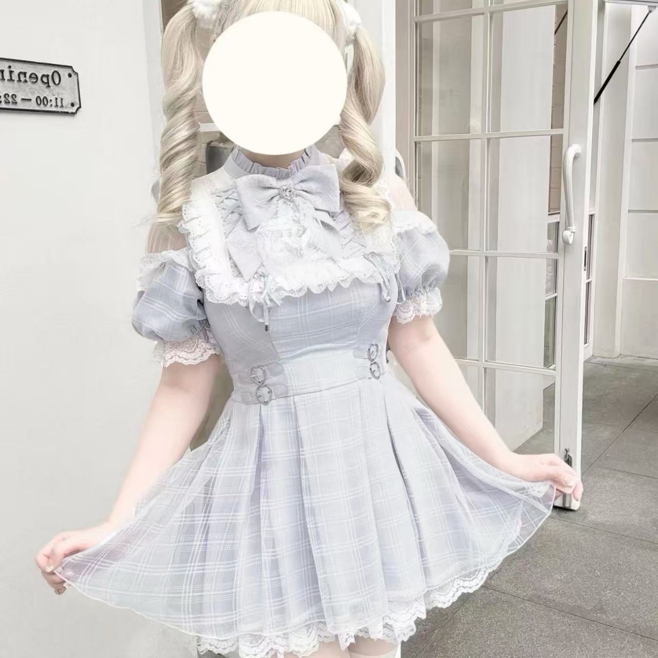 甘ロリータ 天使のハートビート・レースリボンドレス