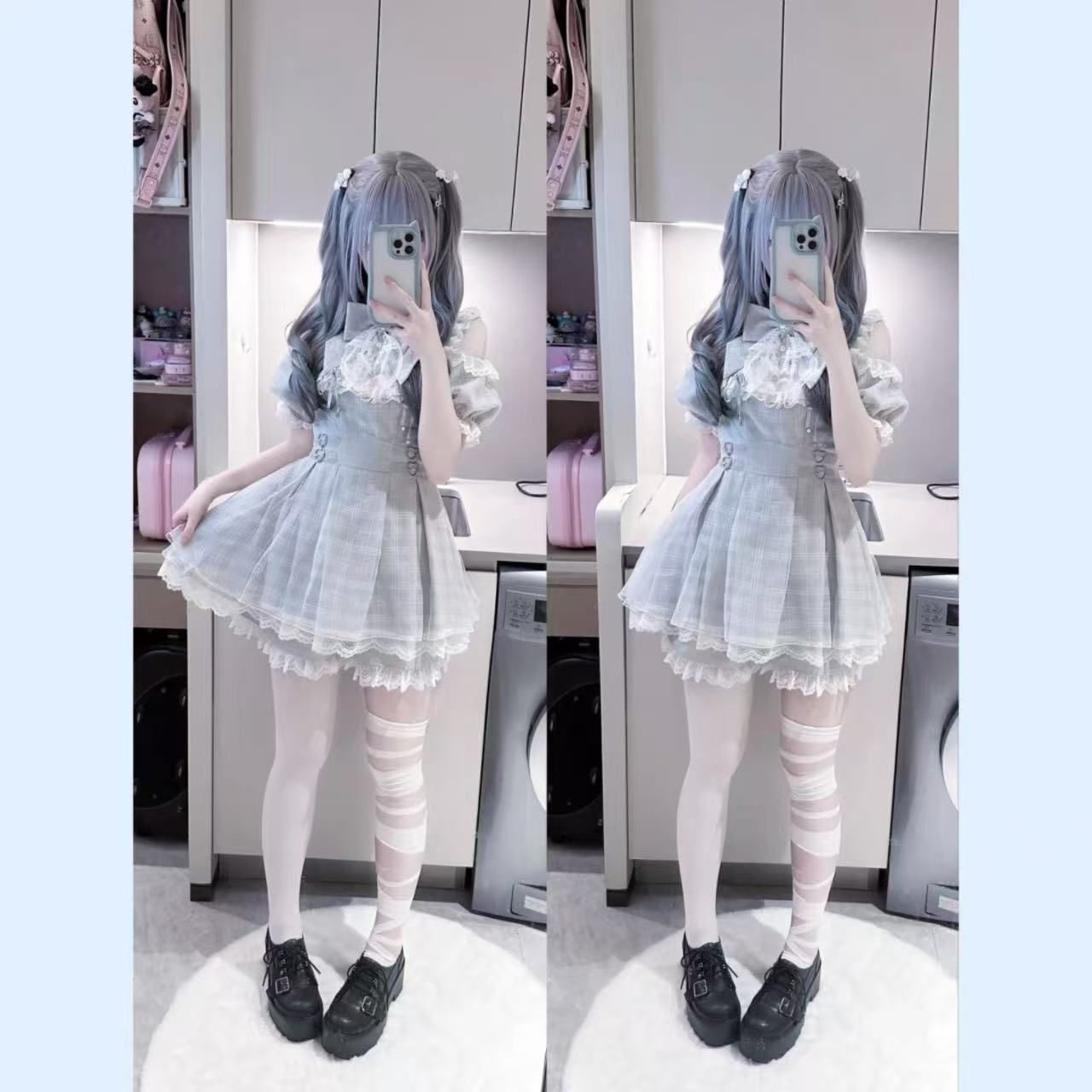 甘ロリータ 天使のハートビート・レースリボンドレス