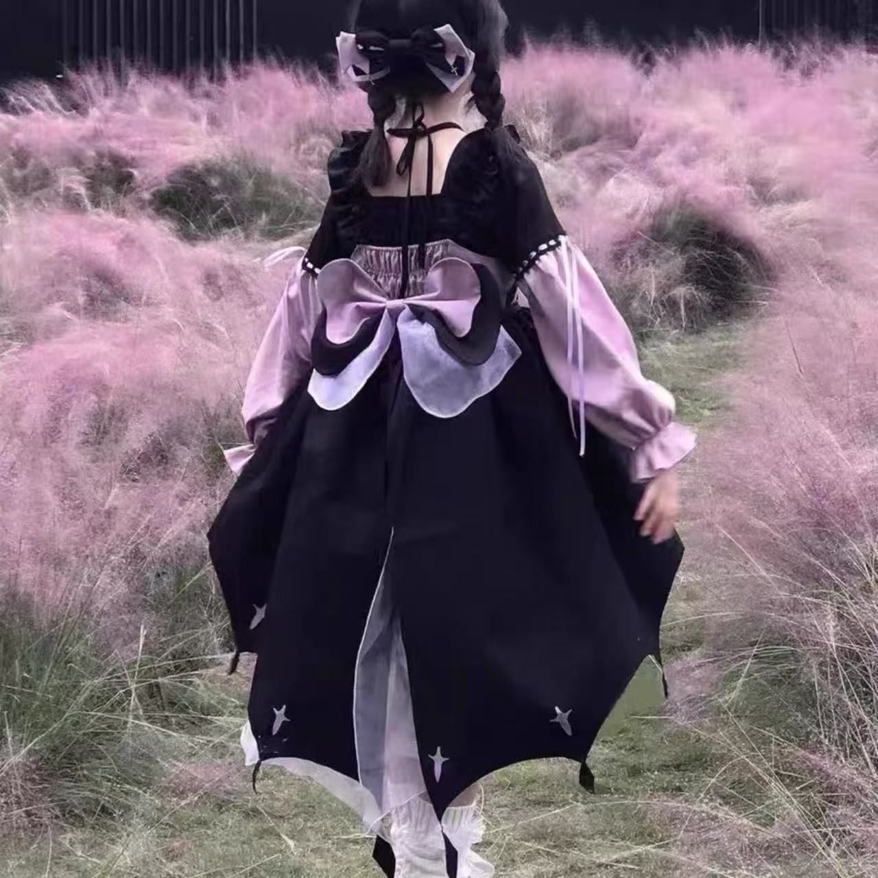 ゴスロリ 魔女ハイウエストケーキドレス