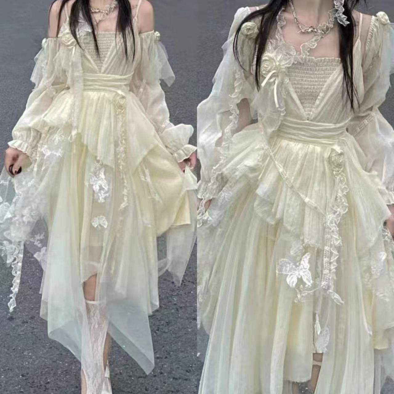 クラシカルロリータ プリンセス・バタフライヴィンテージドレス