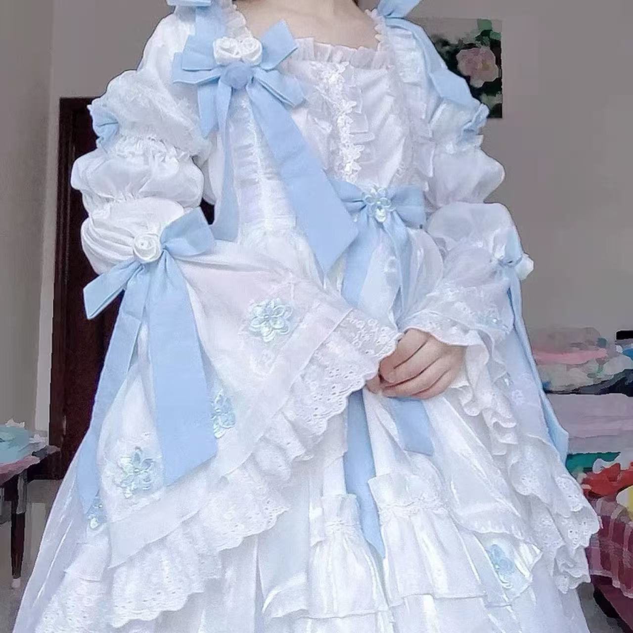 甘ロリータ 妖精プリンセス・ウェディング風ドレス