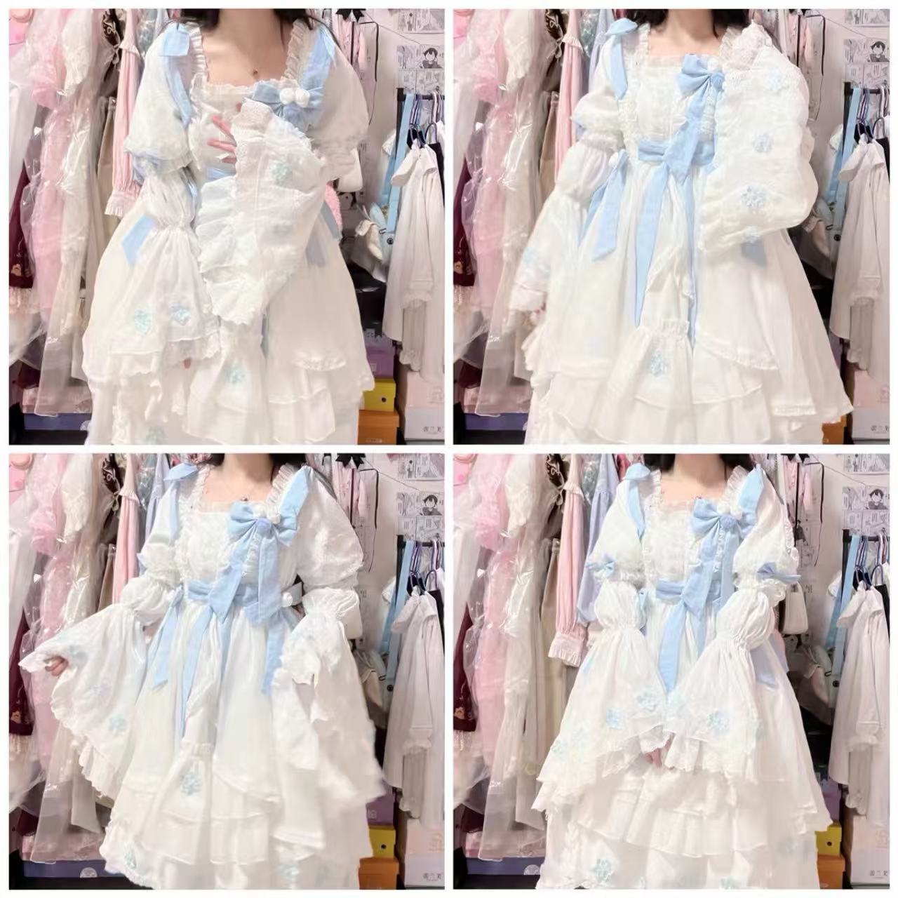 甘ロリータ 妖精プリンセス・ウェディング風ドレス