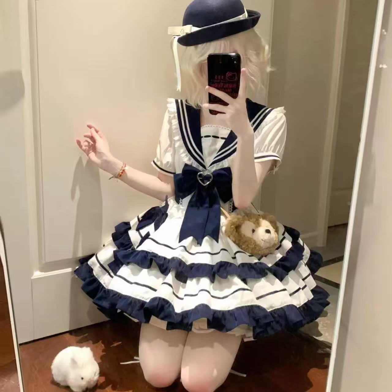 甘ロリータ マリンルック・チュチュドレス