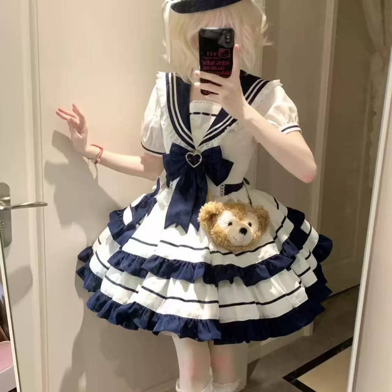 甘ロリータ マリンルック・チュチュドレス