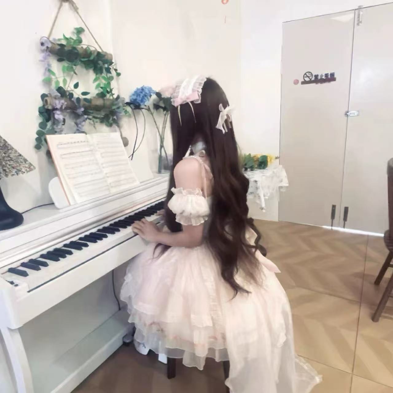 甘ロリータ スイートフェアリー・バレエスタイルサスペンダードレス