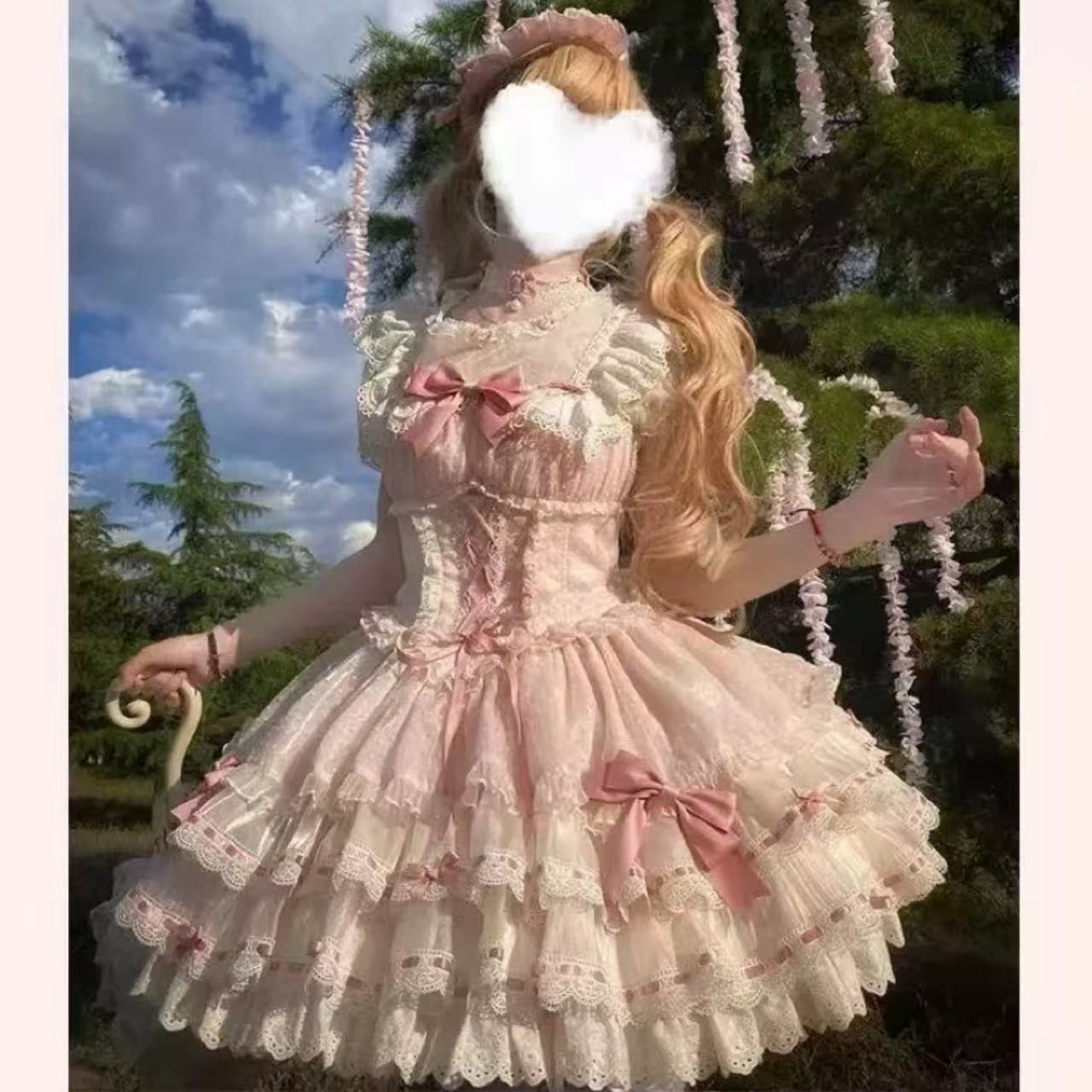 甘ロリータ 妖精の誕生日・バレエケーキスカートドレス