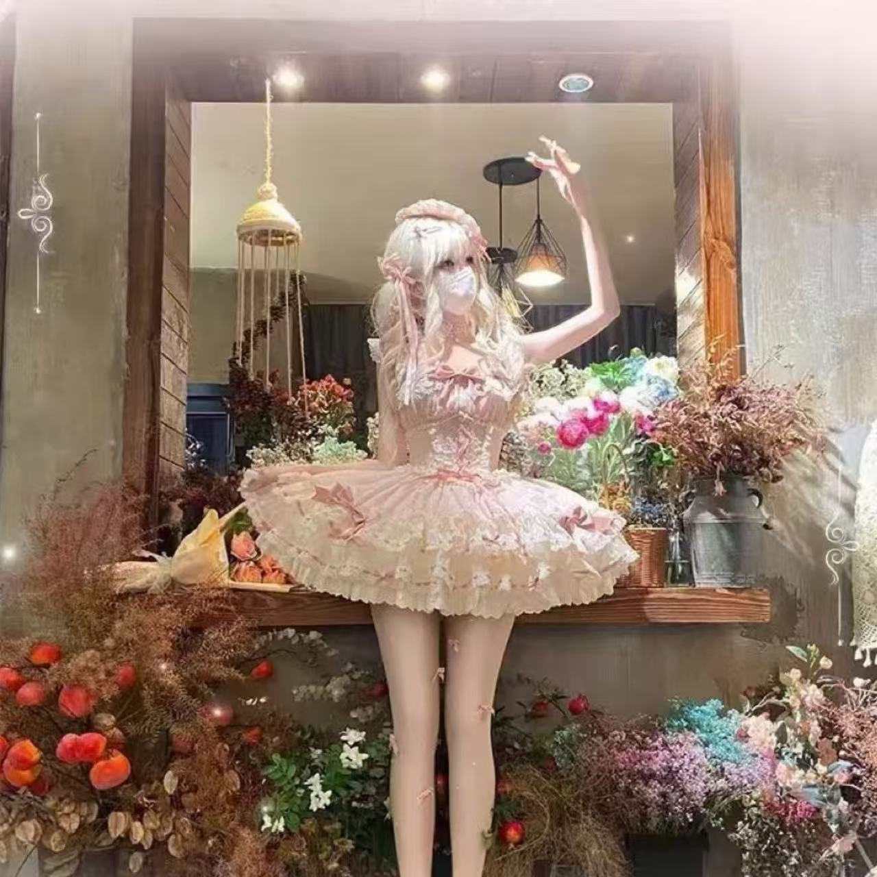 甘ロリータ 妖精の誕生日・バレエケーキスカートドレス