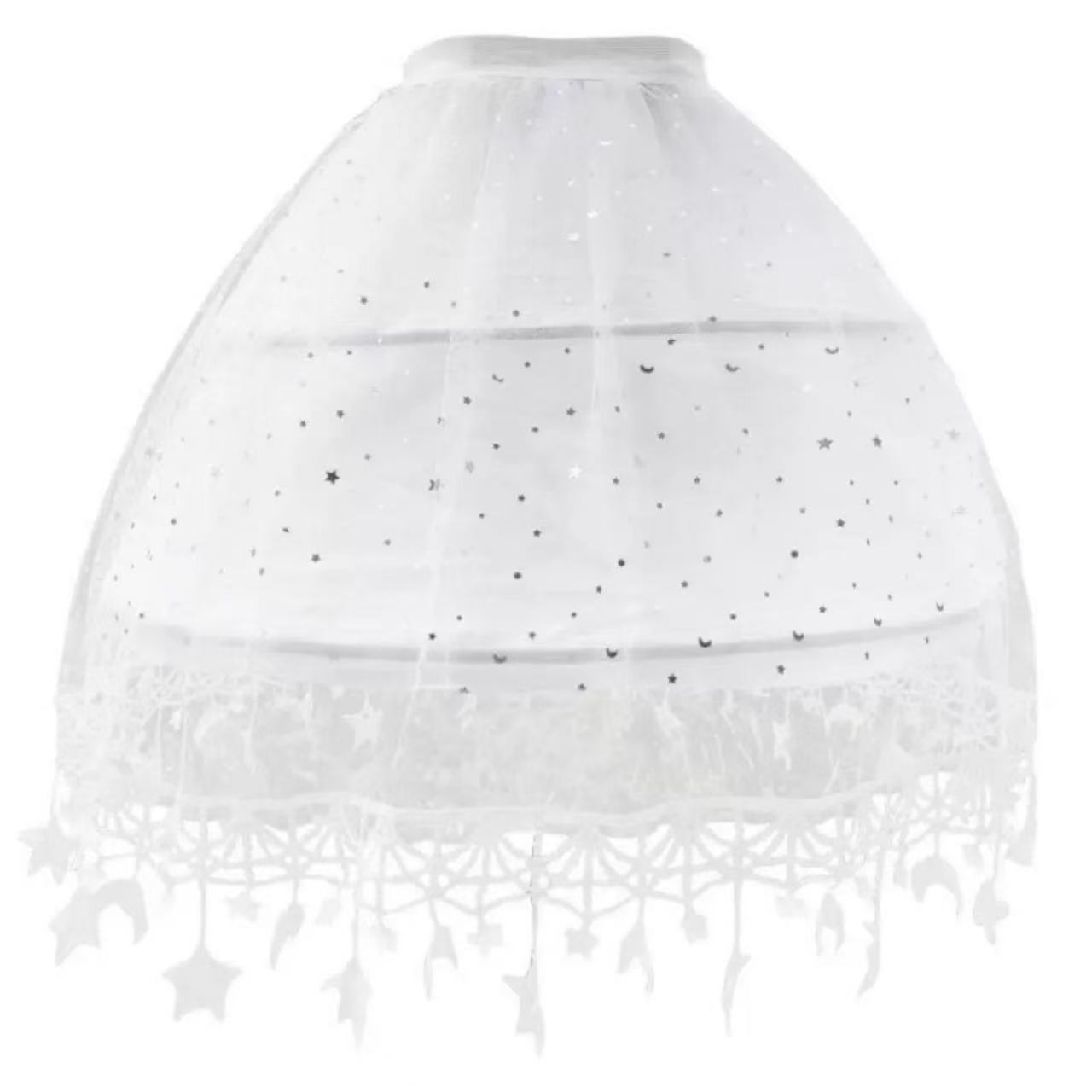 甘ロリータ ペチコート・フィッシュボーンサポート付きパフィースカート