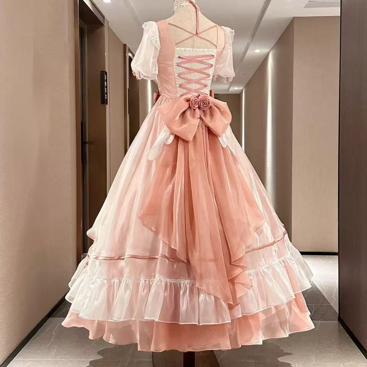 甘ロリータ ビッグスカート・フライトダイアリープリンセスドレス