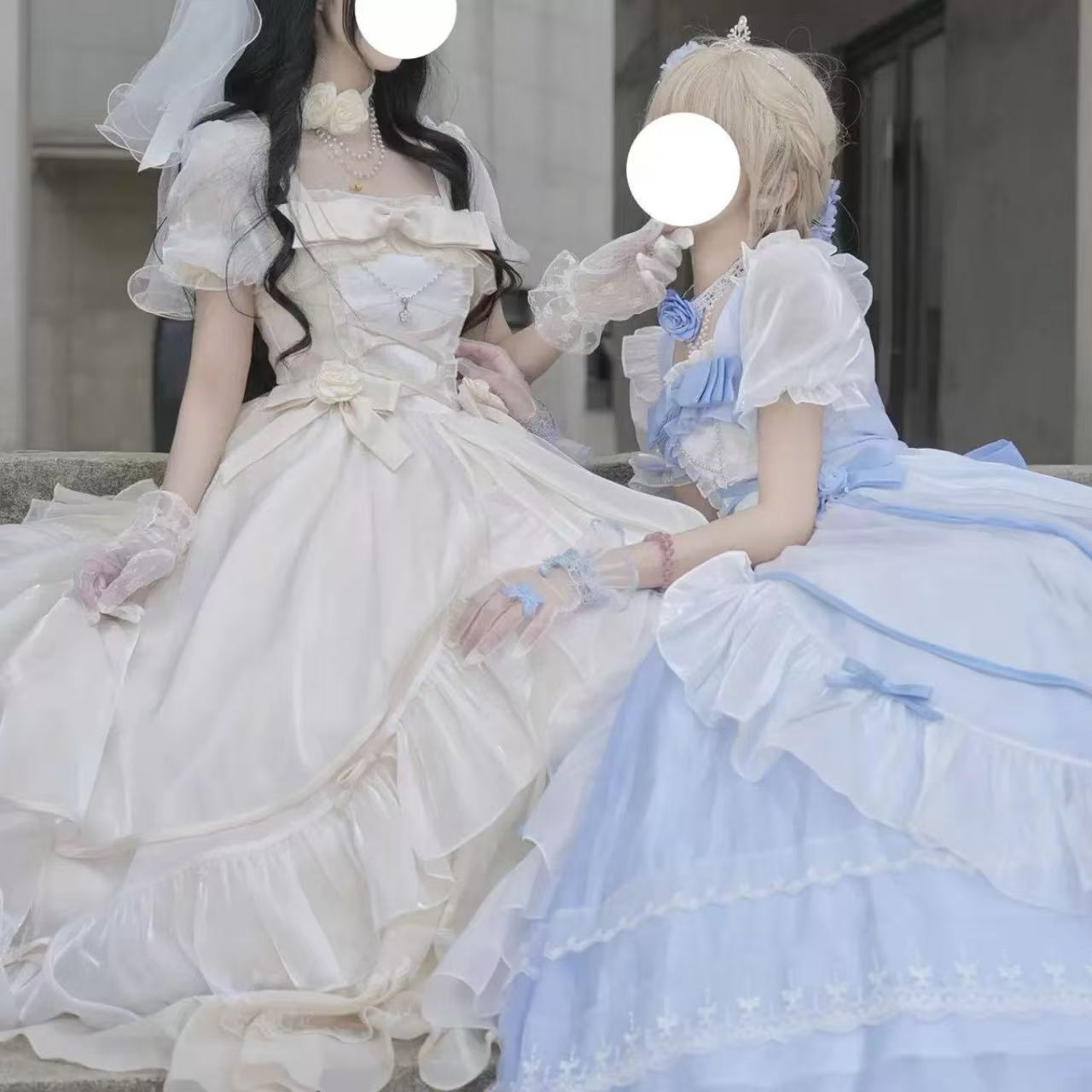 甘ロリータ ビッグスカート・フライトダイアリープリンセスドレス