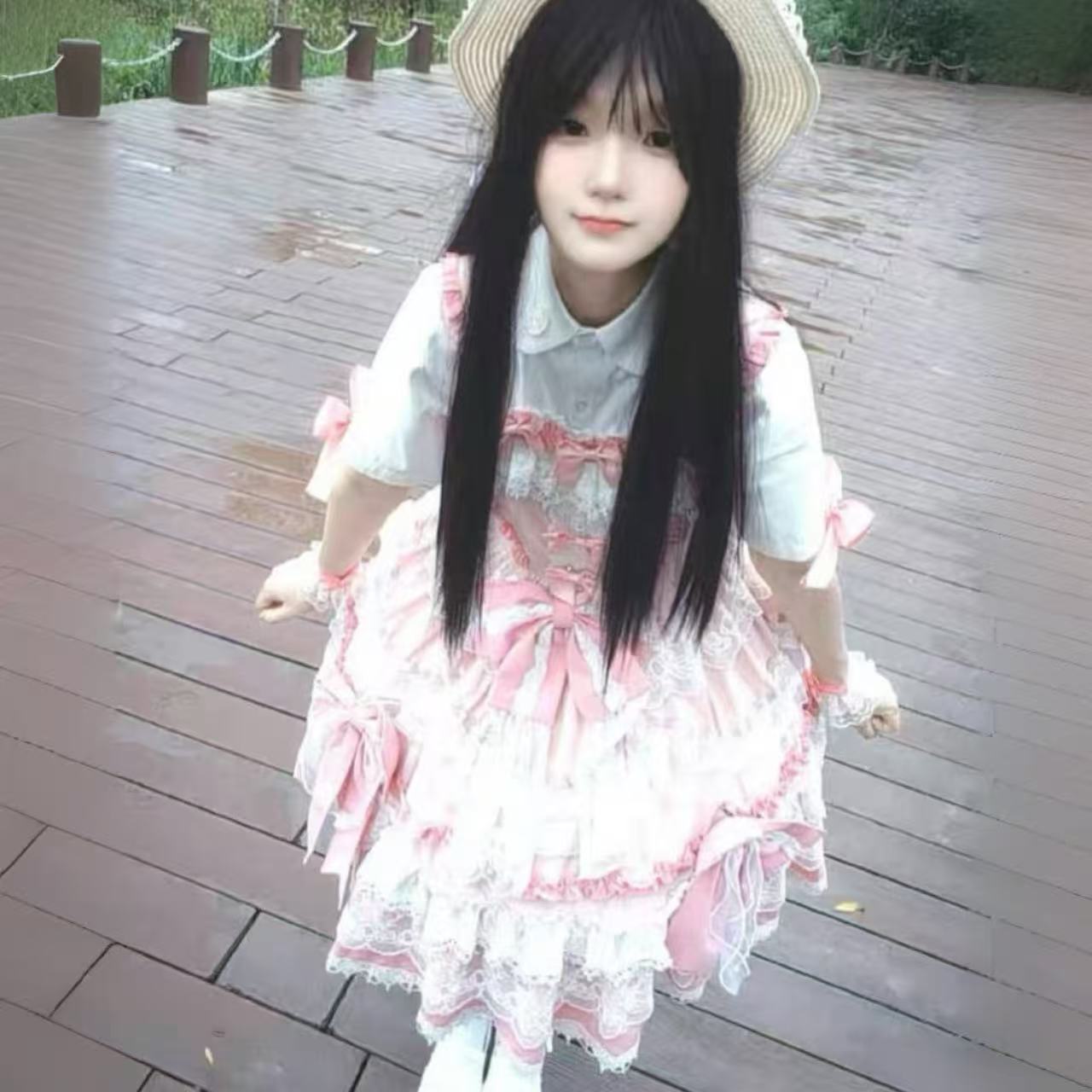 甘ロリータ Dream Butterfly・バレエスタイルサスペンダードレス