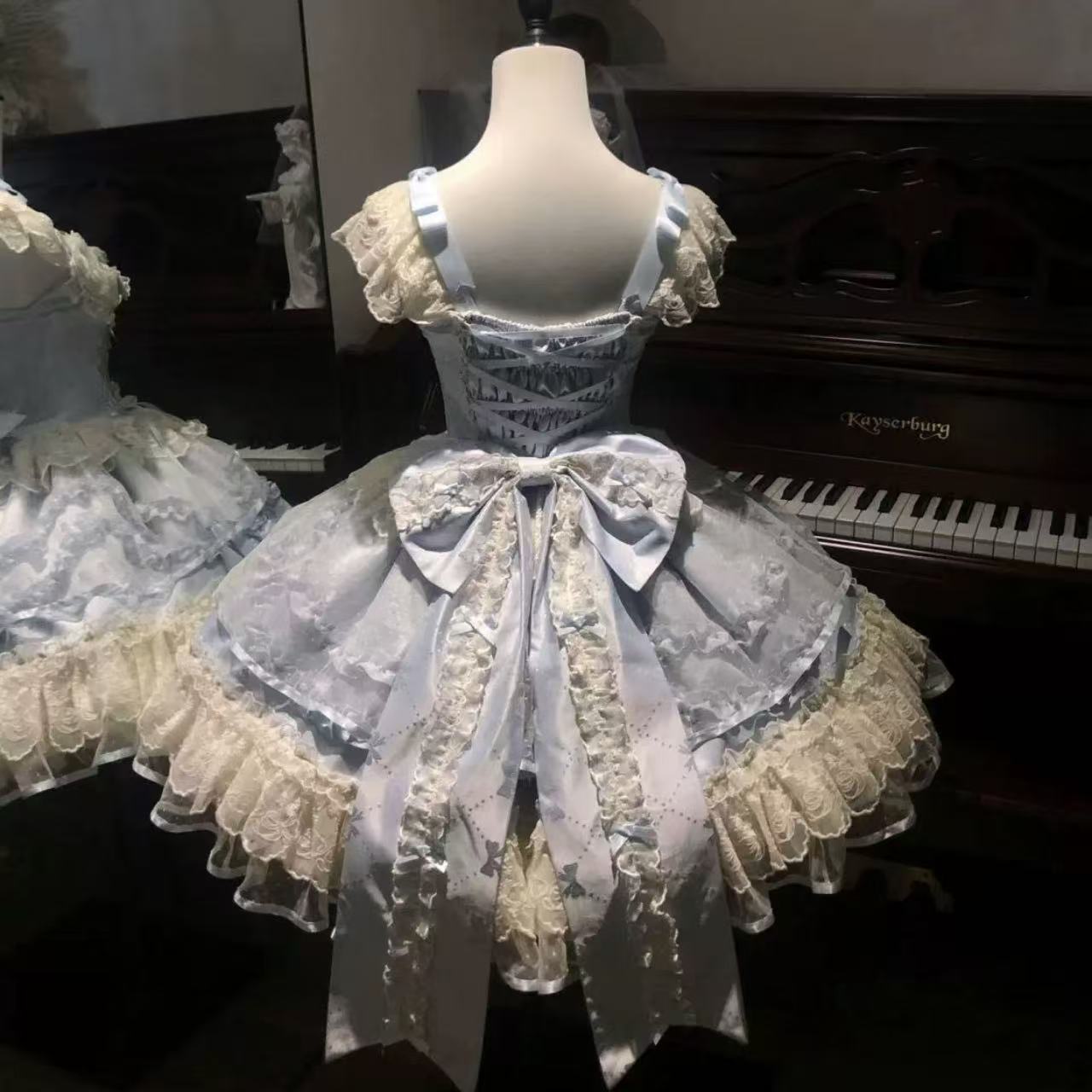 甘ロリータ Dream Butterfly・バレエスタイルサスペンダードレス